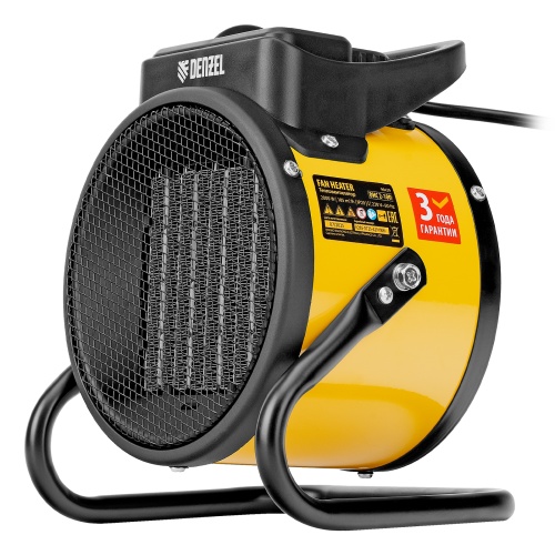 Тепловая пушка, керамический нагреватель (тепловентилятор) DHC 2-100, 230 В, 0.025/1/2 кВт Denzel фото 17