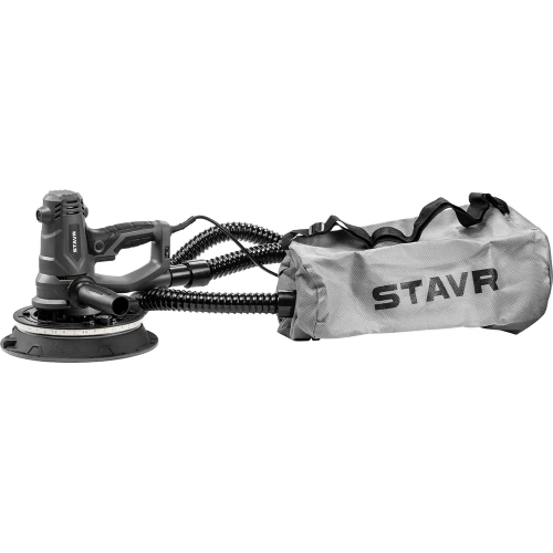Машина шлифовальная для стен и потолков Ставр 225мм, Stavr SWS 1200-225L, 1200Вт, 1500-2500об/мин, липучка, плавный пуск, подсветка (12 полотен, мешок 20л, сумка) 9030700406 фото 8 Машина шлифовальная для стен и потолков Ставр 225мм, Stavr SWS 1200-225L, 1200Вт, 1500-2500об/мин, липучка, плавный пуск, подсветка (12 полотен, мешок 20л, сумка) 9030700406 фото 8