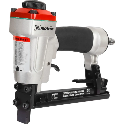 Пневматический степлер для прямоугольных скоб от 6 до 13 мм MATRIX 57415