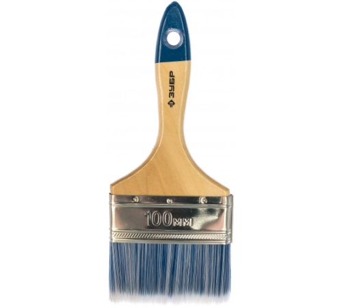 Кисть плоская Зубр Аква-Мастер 4-01007-100 100 мм