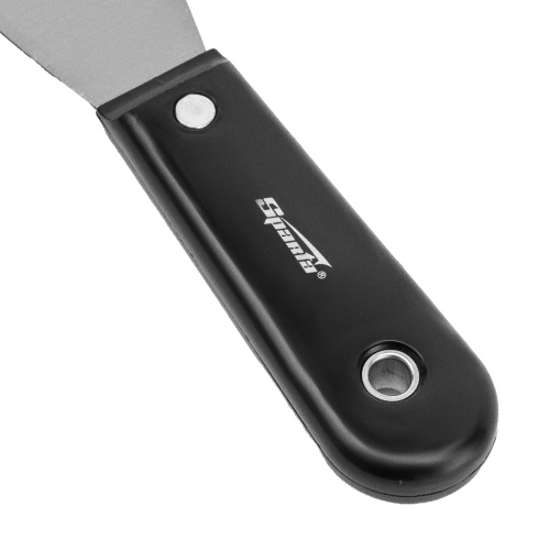 Шпательная лопатка стальная, 50 мм, полированная, пластмассовая ручка Sparta фото 4