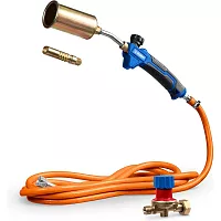 Пропановая горелка ЗУБР Профессионал ГП-400Н в наборе 400мм, стаканы 50мм /17мм, шланг 5м 55545-H5