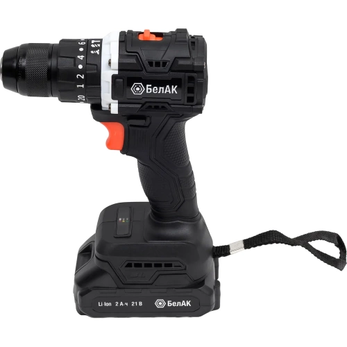 Ударная дрель-шуруповерт БелАК бесщеточная, 21V 55Hm, в кейсе, 2 АКБ (1500+2000) БАК.53315 фото 8