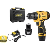 Аккумуляторная дрель-шуруповерт MOLOT MBD 1213 Dli в чемодане 1335567