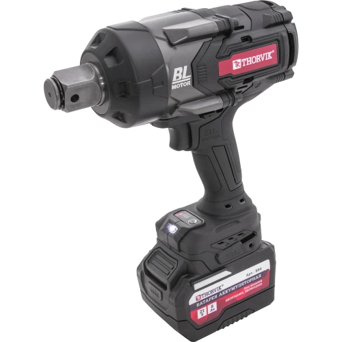 Аккумуляторный бесщеточный ударный гайковерт THORVIK BBIW012400 1DR, 21В, 2400 Нм 053709 фото 9 Аккумуляторный бесщеточный ударный гайковерт THORVIK BBIW012400 1DR, 21В, 2400 Нм 053709 фото 9