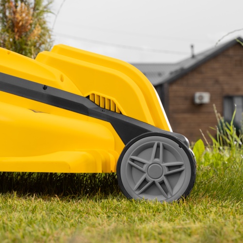 Газонокосилка электрическая GMC-1800, шир. 38см, 1800 Вт, 6 уров., травосб. 35 л Denzel фото 30