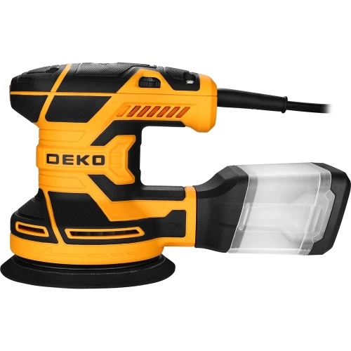 Эксцентриковая сетевая шлифмашина DEKO DK400G с набором оснастки 20шт, 400Вт 085-1100 фото 4 Эксцентриковая сетевая шлифмашина DEKO DK400G с набором оснастки 20шт, 400Вт 085-1100 фото 4