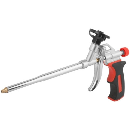 Пистолет для монтажной пены FIT прорезиненная ручка, тефлоновое покрытие клапана 14275 фото 3 Пистолет для монтажной пены FIT прорезиненная ручка, тефлоновое покрытие клапана 14275 фото 3