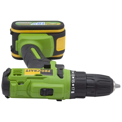 Аккумуляторная дрель-шуруповерт PROCRAFT PA18C фото 11