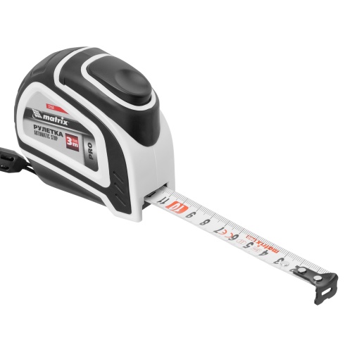 Рулетка Autostop,3 м х 16 мм,двухкомпонентный корпус,автоматическая фиксация,Pro Matrix фото 3 Рулетка Autostop,3 м х 16 мм,двухкомпонентный корпус,автоматическая фиксация,Pro Matrix фото 3