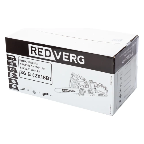 Цепная бесщеточная аккумуляторная пила REDVERG RD-C36BL/U 6672872 фото 11 Цепная бесщеточная аккумуляторная пила REDVERG RD-C36BL/U 6672872 фото 11