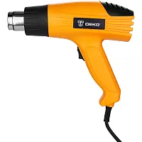Строительный фен DEKO HG2000W, 2000Вт, 2 скорости, защита от перегрева 063-4166