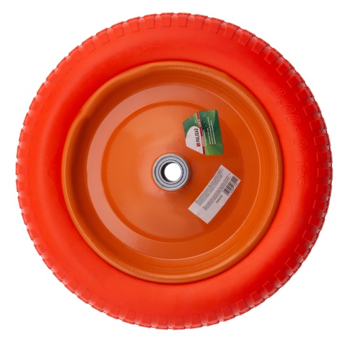 Колесо полиуретановое 3.00-8, длина оси 90 мм, подшипник 20 мм Palisad фото 3 Колесо полиуретановое 3.00-8, длина оси 90 мм, подшипник 20 мм Palisad фото 3