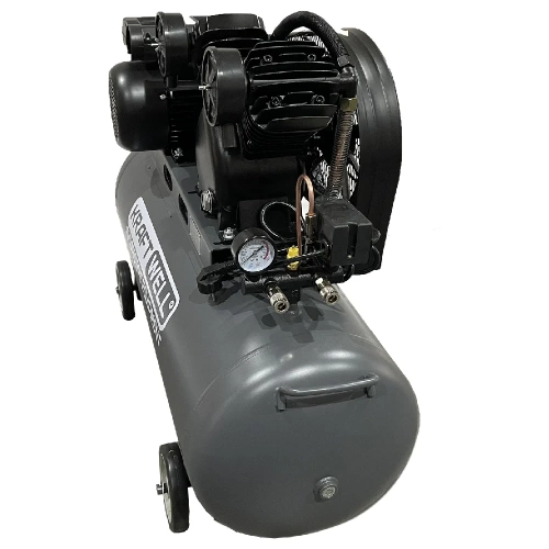 Компрессор поршневой KraftWell 420 л/мин, 10 бар, 100 л, 220В арт. KRW-AC420-100L/220 фото 3 Компрессор поршневой KraftWell 420 л/мин, 10 бар, 100 л, 220В арт. KRW-AC420-100L/220 фото 3