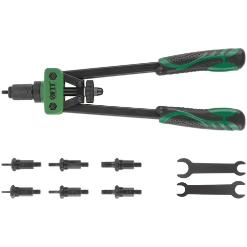 Силовой заклепочник FIT двуручный Профи для резьбовых заклепок, М3-М10 (350 мм) 32068 фото 3 Силовой заклепочник FIT двуручный Профи для резьбовых заклепок, М3-М10 (350 мм) 32068 фото 3