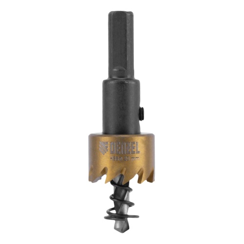 Коронка по металлу HSS, 20 мм, нитридтитановое покрытие Denzel фото 3