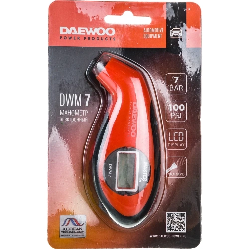 Цифровой манометр DAEWOO DWM7 DWM 7 фото 4
