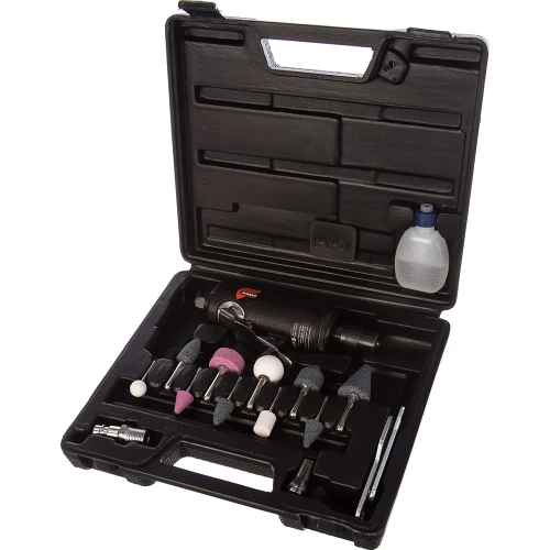 Прямая пневмошлифмашина с набором оснастки (цанга; 27000 об/мин; кейс) Gigant DG27000 фото 8 Прямая пневмошлифмашина с набором оснастки (цанга; 27000 об/мин; кейс) Gigant DG27000 фото 8