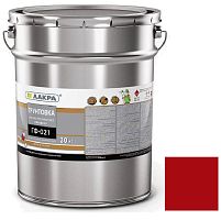 Грунт быстросохнущий Лакра ГФ-021 красно-коричневая 15 кг