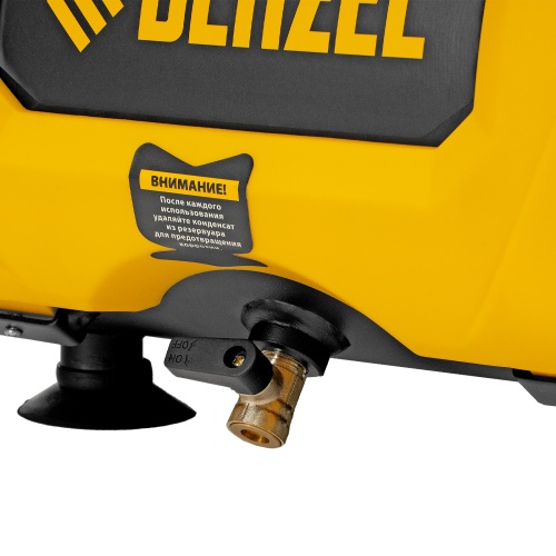 Компрессор воздушный безмасляный РС 1/6-180,1, 1 кВт, 180 л/мин, 6 л Denzel фото 19