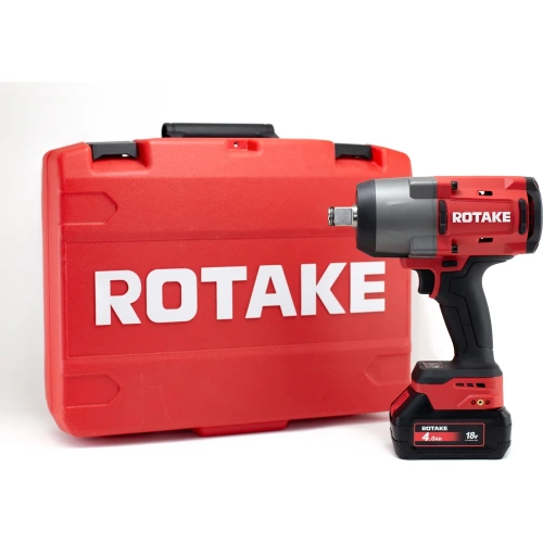 Гайковерт аккумуляторный ударный Rotake 3/4, 1980 Нм, 18В, акб (4Ач), 2шт, в кейсе RC-8813 фото 11