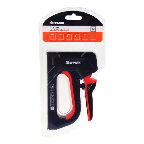 Степлер универсальный ЕРМАК 6 в 1 лёгкий 648-003 фото 10