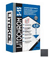 Затирочная смесь Litokol Litochrom 3-15 C.40 антрацит 25 кг