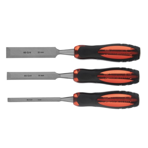 Набор долот-стамесок плоских "Тигровый глаз", 3 шт, 8-16-22 мм Matrix Набор долот-стамесок плоских "Тигровый глаз", 3 шт, 8-16-22 мм Matrix