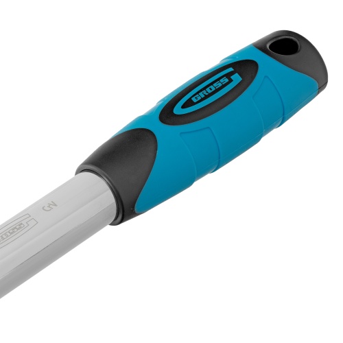 Ключ-трещотка телескопический 3/8", 215-315 мм, CrV, 72 зуба, с быстрым сбросом, хром Gross фото 8