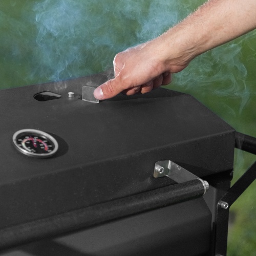 Мангал сварной на колесах, 662 х 390 х 152/805 мм, сталь 2 мм, кочерга в комплекте, Camping Palisad фото 20