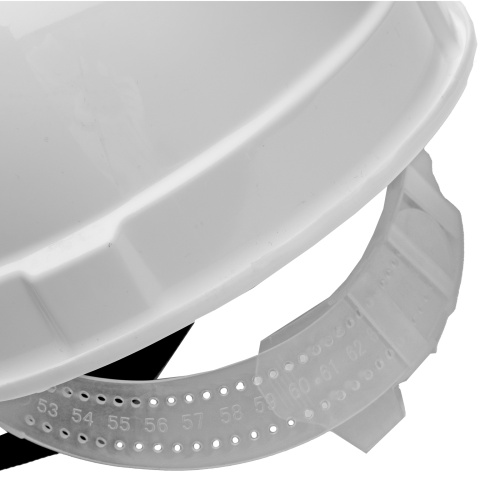 Каска защитная из ударопрочной пластмассы, белая Сибртех фото 7