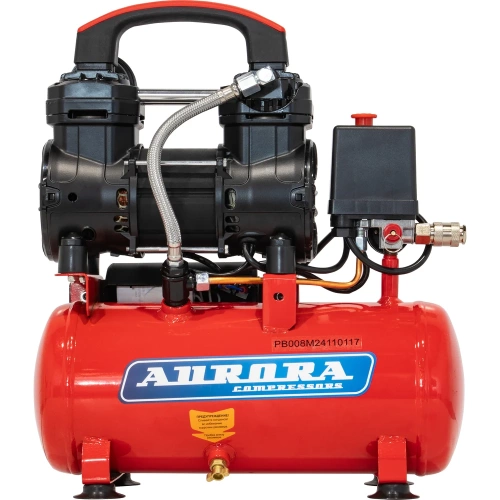 Компрессор Aurora PASSAT-8M BLACK тихий, без масл. (8л, 160л/мин, 0.81кВт) 39009 фото 4 Компрессор Aurora PASSAT-8M BLACK тихий, без масл. (8л, 160л/мин, 0.81кВт) 39009 фото 4