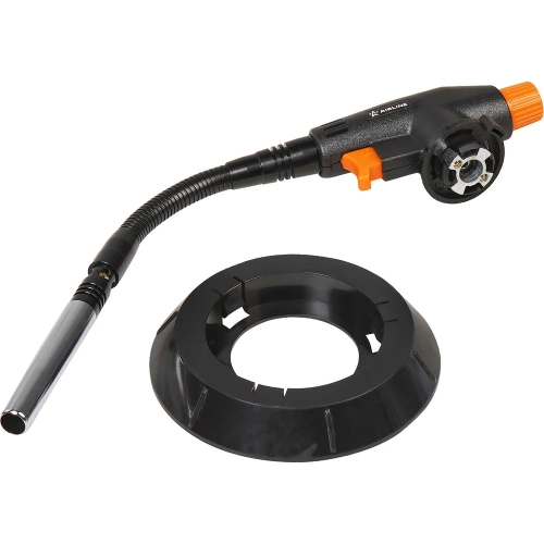 Горелка газовая Airline на цанговый баллон, пьезоподжиг, гибкое сопло D12x110 мм ADGT013 фото 3