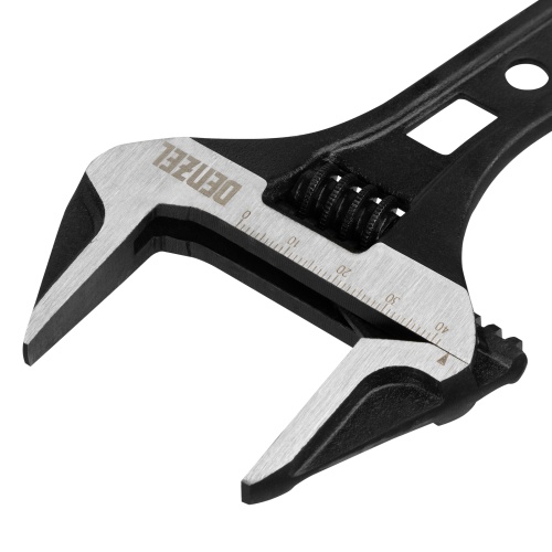 Ключ разводной 155 мм, CrV, кованый, укороченная рукоятка Denzel фото 4