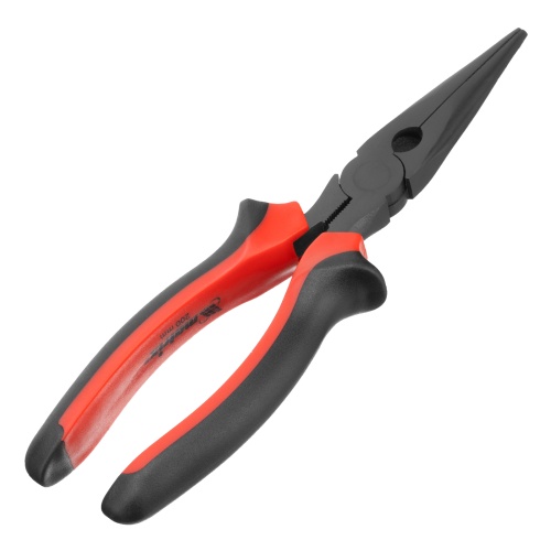 Длинногубцы прямые Black Nickel, 200 мм, двухкомпонентные рукоятки Matrix фото 2