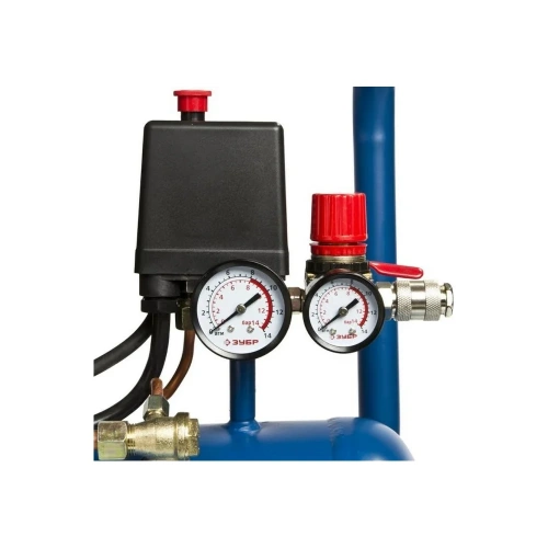 Масляный компрессор ЗУБР Профессионал 240 л/мин, 24 л, 1500 Вт ЗКПМ-240-24-1.5 фото 6