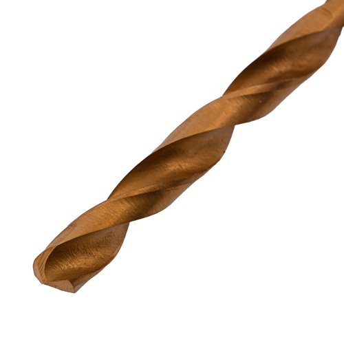 Сверло по металлу, 6 мм, HSS, нитридтитановое покрытие, цилиндрический хвостовик Matrix фото 3