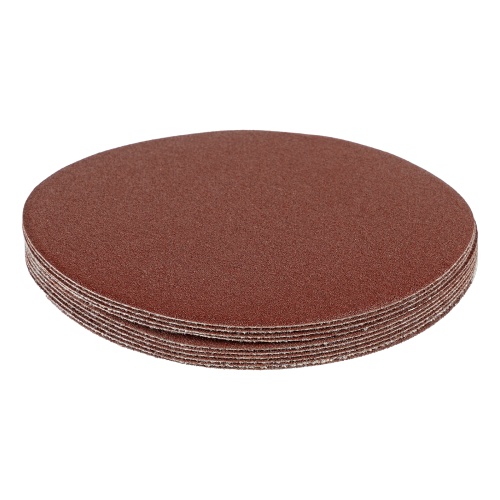 Круг абразивный на ворсовой подложке под "липучку", P 180, 125 мм, 10 шт Matrix