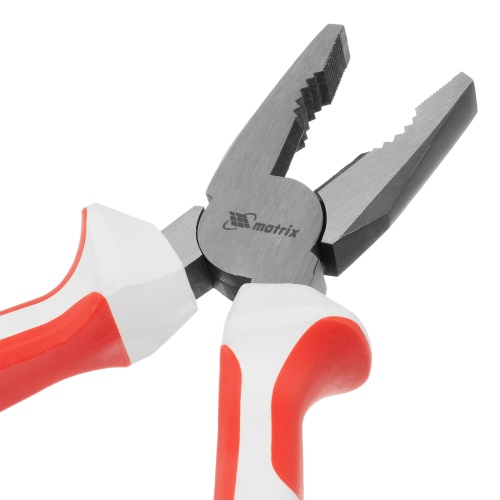 Плоскогубцы Premium, 180 мм, трехкомпонентные рукоятки Matrix фото 4