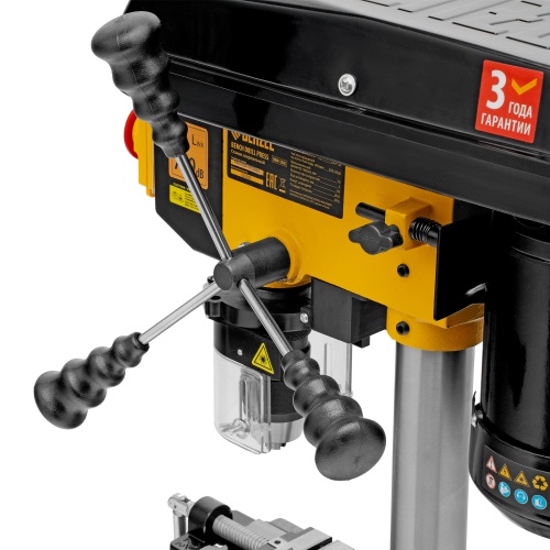 Станок сверлильный DDM-350L, 350 Вт, 13 мм, 5 ск., лазер, настольный Denzel фото 16