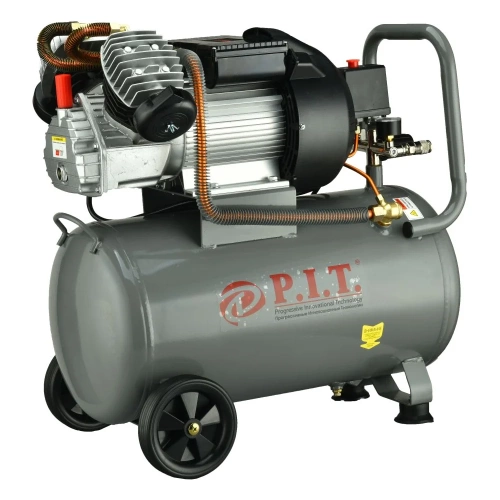 Компрессор P.I.T. 2.5кВт, 350л/мин, 50л, 2 выхода PAC016003-2,5/50 фото 3