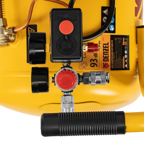 Компрессор воздушный прям. привод DCV1800/50, 1,8 кВт, 50 литров, 320 л/мин Denzel фото 29