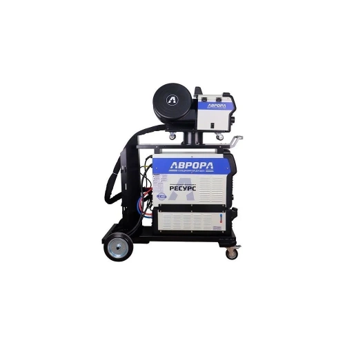 Сварочный полуавтомат АВРОРА РЕСУРС 3500 ДВОЙНОЙ ПУЛЬС + подающий, тележка, водяное охл. .00 37263 фото 4