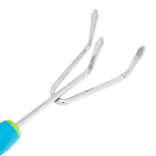 Рыхлитель 3 - зубый, 80 х 310 мм, нержавеющая сталь, двухкомпонентная рукоятка, Premium Plus, Palisad фото 6