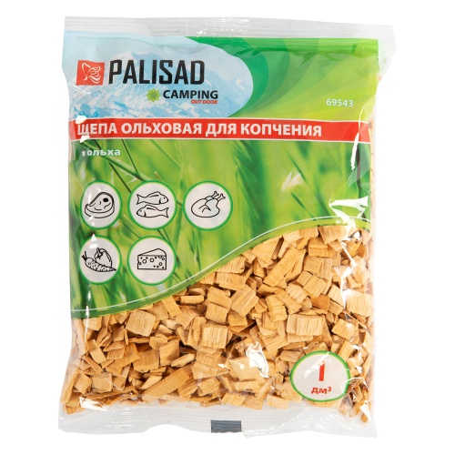 Щепа ольховая для копчения, Camping Palisad фото 2