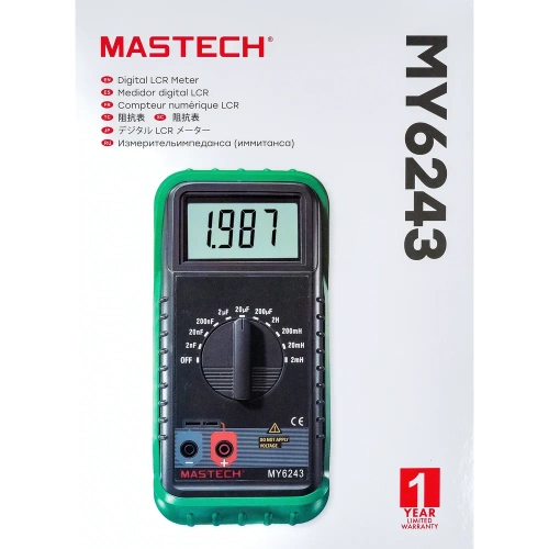 Цифровой мультиметр-измеритель емкости и индуктивности MASTECH MY6243 00-00000274 фото 6
