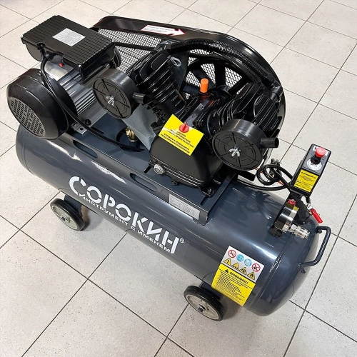 Поршневой компрессор Сорокин 8атм, ресивер 100л 13.8 фото 3