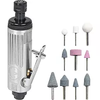 Пневматическая прямая шлифовальная машинка с оснасткой Airline 16 предметов, кейс ATBR041