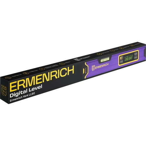 Цифровой уровень Ermenrich Verk LL60, фиолетовый 83825 фото 10 Цифровой уровень Ermenrich Verk LL60, фиолетовый 83825 фото 10