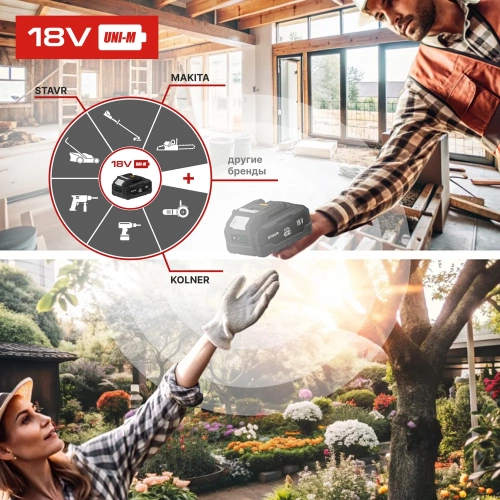 Аккумулятор Ставр 18V UNI-M, 4.0Ач, Stavr SB 18-4-01, Li-ion 9090118006 фото 10